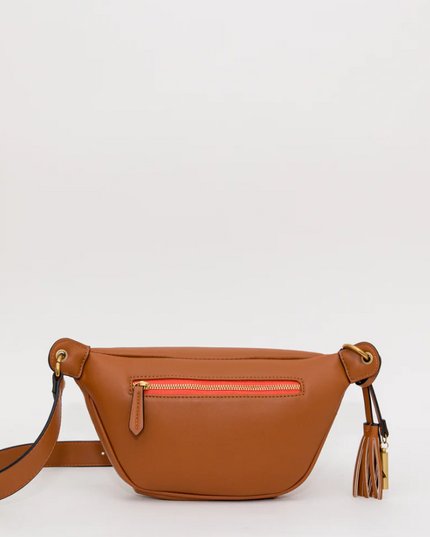 Roma Sling Cognac Handbags in at Wrapsody