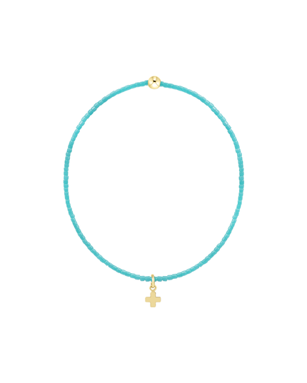 Enewton Hope Classic Signature Cross Charm Bracelet Turquoise Bracelets in at Wrapsody
