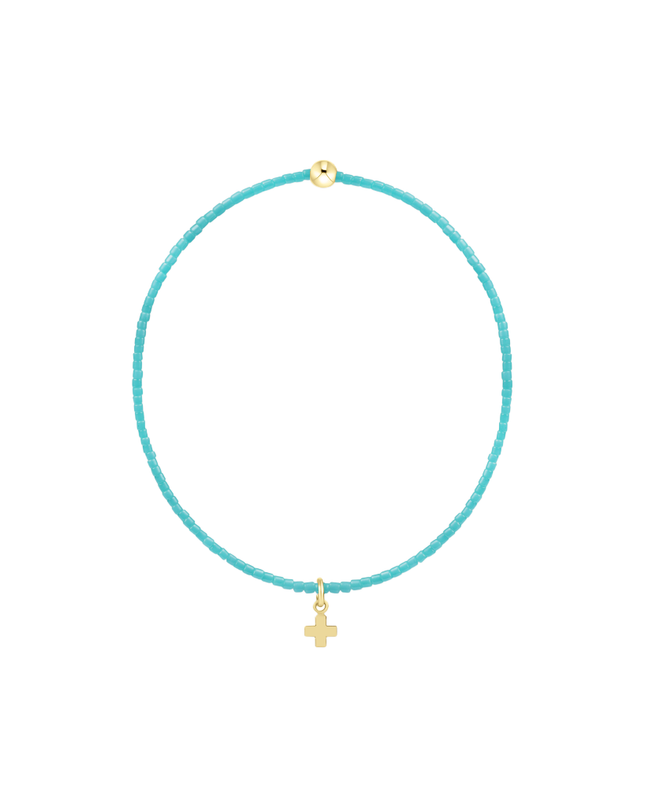 Enewton Hope Classic Signature Cross Charm Bracelet Turquoise Bracelets in at Wrapsody