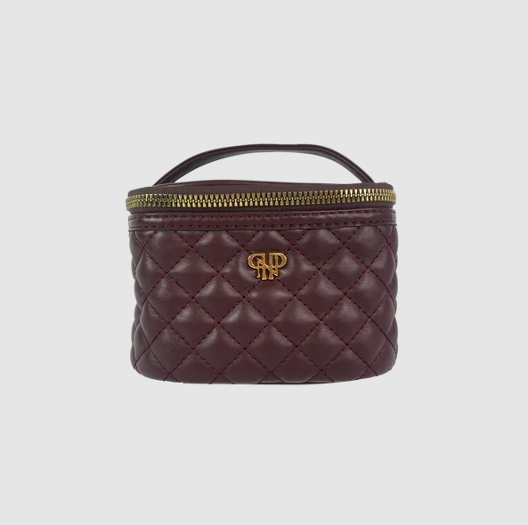 Getaway Jewelry Case Cosmetic Bags in Choc Brown at Wrapsody