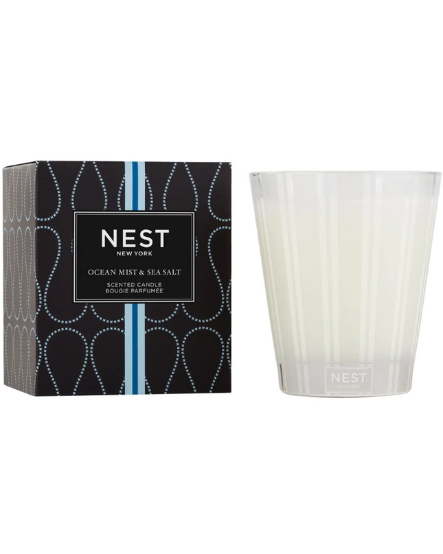 Nest Classic Candle 8.1oz Candles in Oceanmist & Sea Salt at Wrapsody