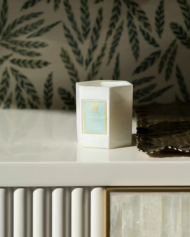 Antica Hexa Candle 9oz  Elderflower Candles in  at Wrapsody