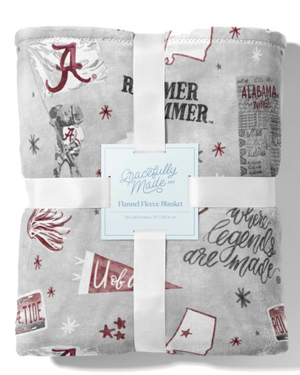 University of Alabama Blanket Blankets & Throws in at Wrapsody