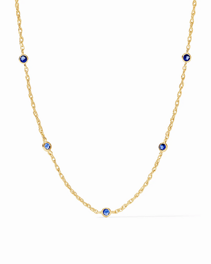 Julie Vos Celeste Delicate Sapphire Blue Necklace Necklaces in  at Wrapsody