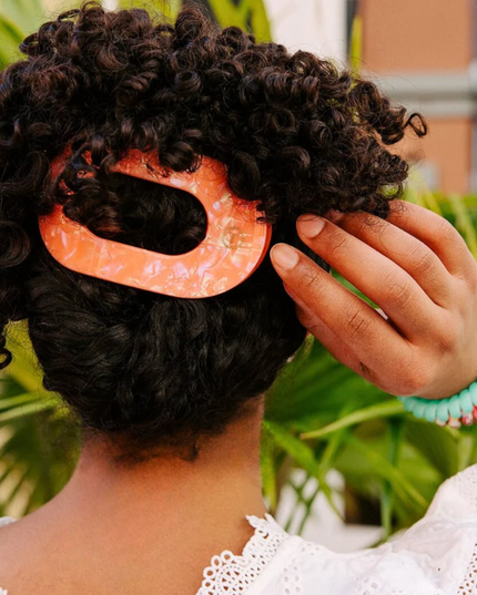 Teleties Dreamsicle Round Flat Clip Large Hair Accessories in at Wrapsody