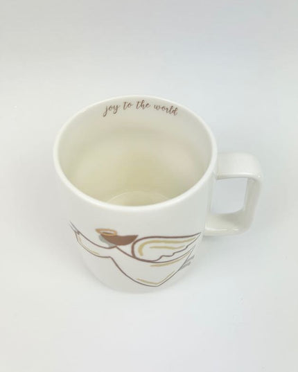 Joy Gold Mug Drinkware in  at Wrapsody