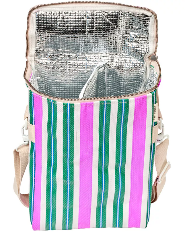 Cooler Drinks Bag in Seagrass Green Multi