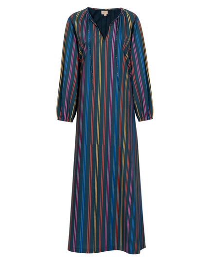 Sienna Puerto Stripe Dress Dresses in  at Wrapsody