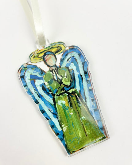 Heavenly Angel Male Acrylic Ornament Home Decor in  at Wrapsody