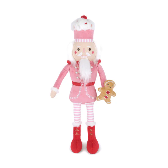 Mon Ami Gingerbread Nutcracker Pink Soft Toys in at Wrapsody