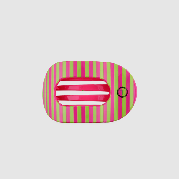 Teleties Summer Crush Round Flat Clip Small Hair Accessories in at Wrapsody