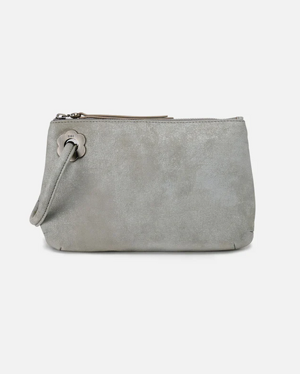 Hobo Daisy Daze Large Wristlet in Misty Harbor Clutches in at Wrapsody