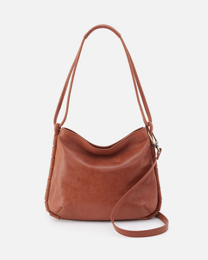 Hobo Phoebe Shoulder Bag in Saddle Handbags in  at Wrapsody