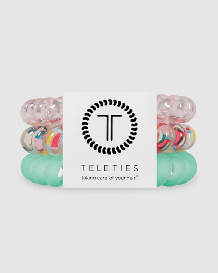 Teleties Spring Splash Large Hair Ties Hair Accessories in at Wrapsody
