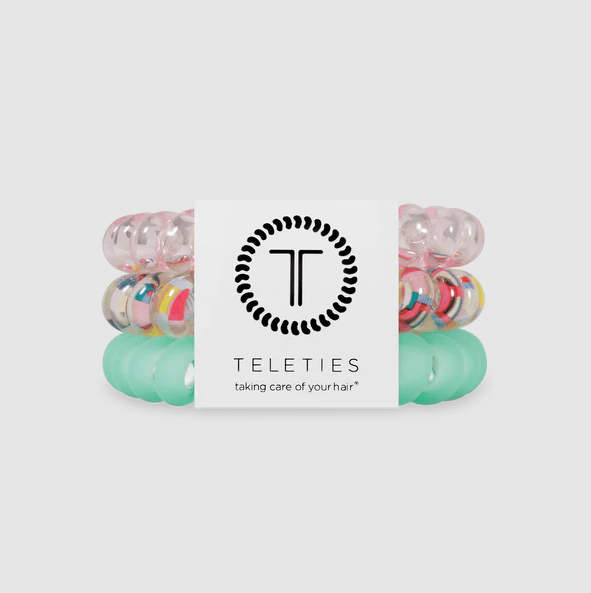 Teleties Spring Splash Large Hair Ties Hair Accessories in at Wrapsody