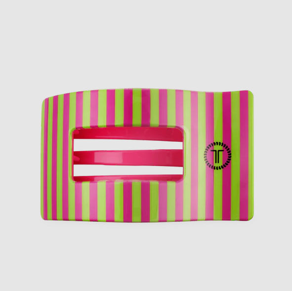 Teleties Summer Crush Rectangle Flat Clip Large Hair Accessories in at Wrapsody