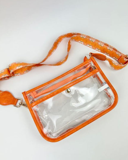 Laura Park Orange Blossom Stadium Bag Handbags in at Wrapsody