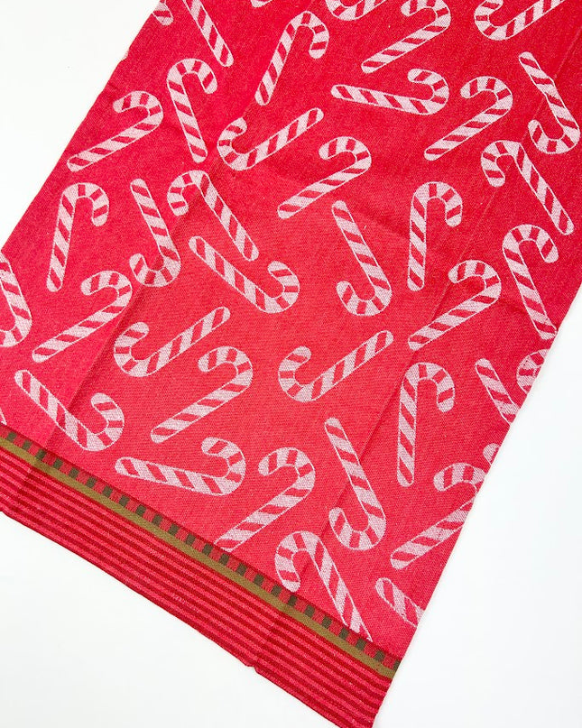 Red Candy Cane Kitchen Towel Kitchen Towels in at Wrapsody