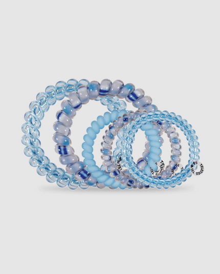 Teleties Blue Lagoon Hair Ties Mix Pack Hair Accessories in at Wrapsody