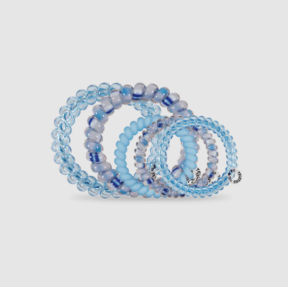 Teleties Blue Lagoon Hair Ties Mix Pack Hair Accessories in at Wrapsody