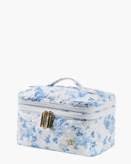 Oliver Thomas Not a Trainwreck Case Denim Floral Travel Accessories in at Wrapsody