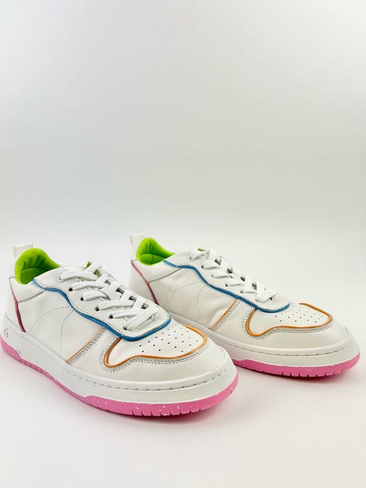 VH Style 1 Sneaker - White Multi Stitch Shoes in 5.5 at Wrapsody