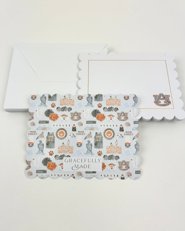 Auburn Boxed Notecards Set Paper in  at Wrapsody