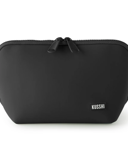 Neoprene Makeup Bag Black/Pink Travel Accessories in at Wrapsody