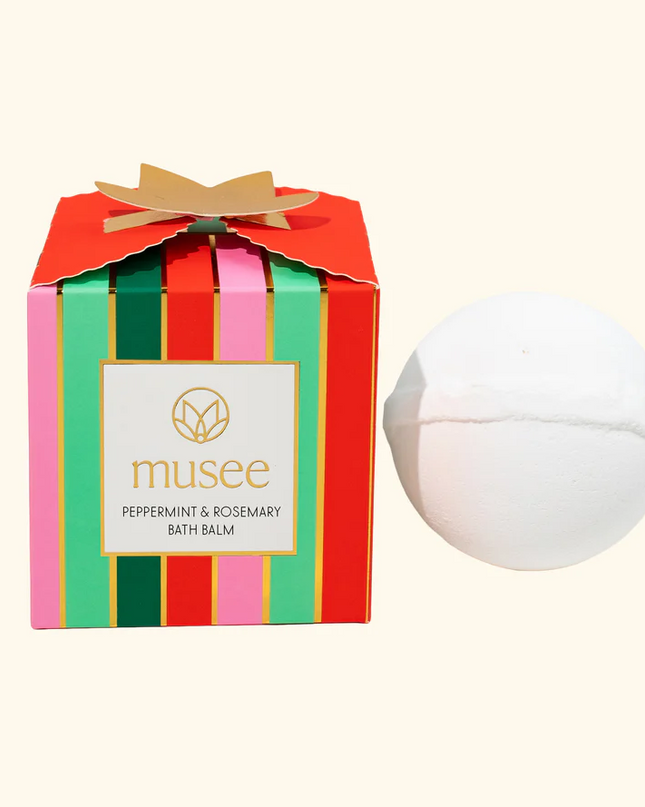 Musee Peppermint & Rosemary Luxe Bath Balm Bath & Body in at Wrapsody