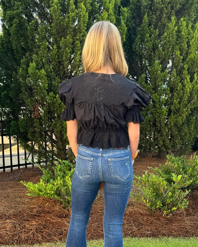 All Ruffled Up Blouse Tops in  at Wrapsody