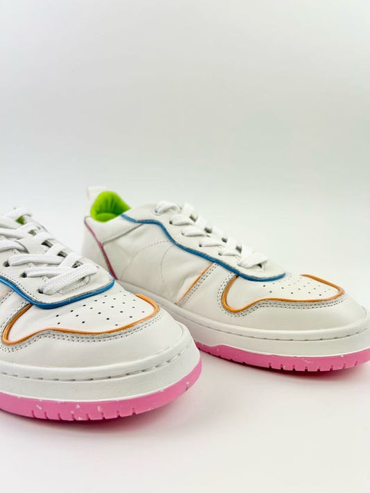 VH Style 1 Sneaker - White Multi Stitch Shoes in  at Wrapsody