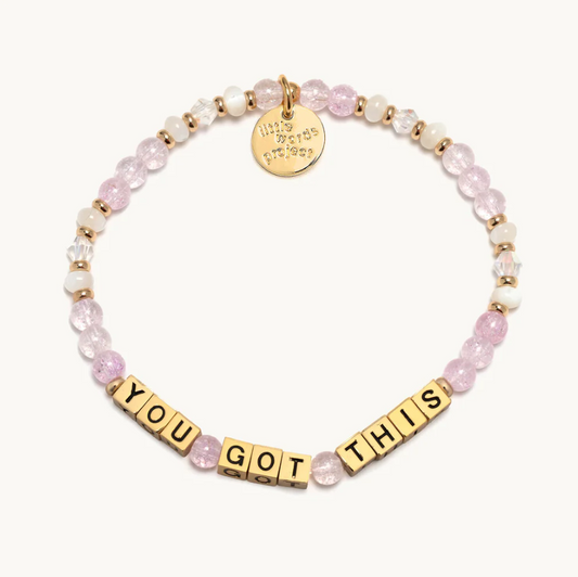 Little Word Project You Got This Gold Bracelet S/M Bracelets in  at Wrapsody