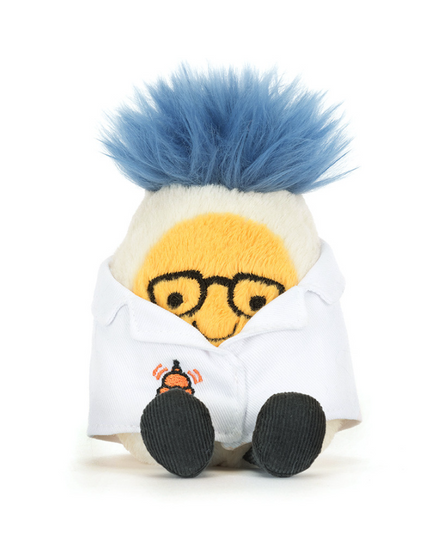 Jellycat Boiled Egg Scientist Outfit Amuseables Soft Toys in at Wrapsody