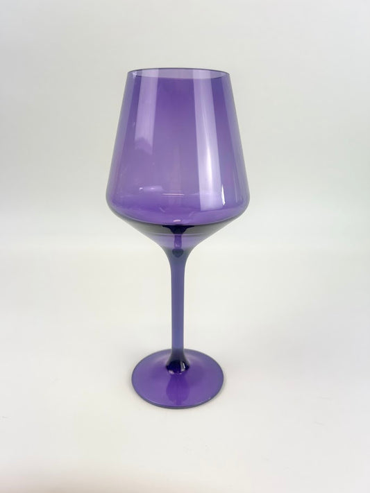 Shatterproof Stemmed Wineglass Purple