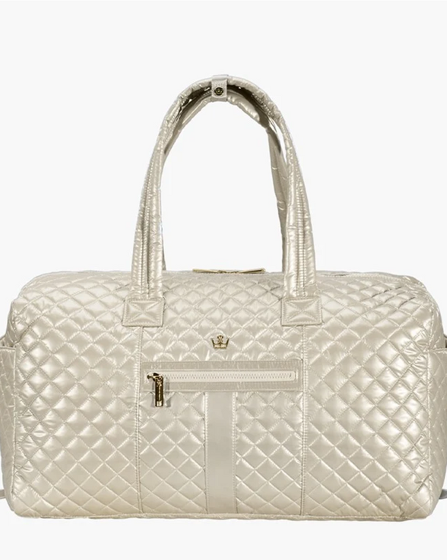 Oliver Thomas 24/7 Weekender Duffle Pearl Metallic Luggage in at Wrapsody