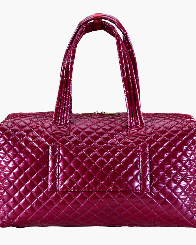 Oliver Thomas 24+7 Weekender Duffle - Raspberry Pink Metallic Luggage in  at Wrapsody