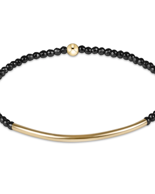 Enewton Gold Bliss Bar 2mm Bracelet Faceted Hematite Bracelets in at Wrapsody
