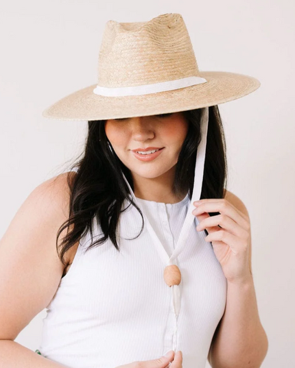 Hat Strap in White