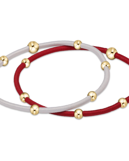 Enewton Gameday Essentials Set - Crimson/White Hair Accessories in at Wrapsody