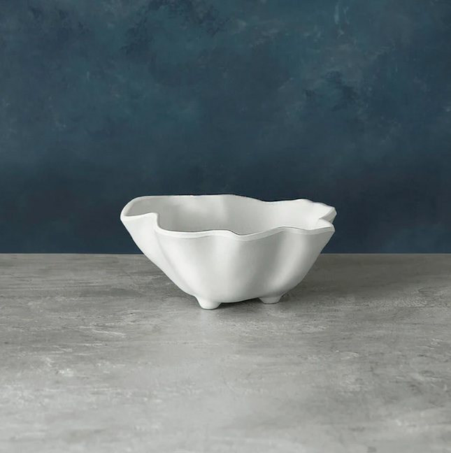 Vida Nube Small Bowl in White Tabletop in  at Wrapsody