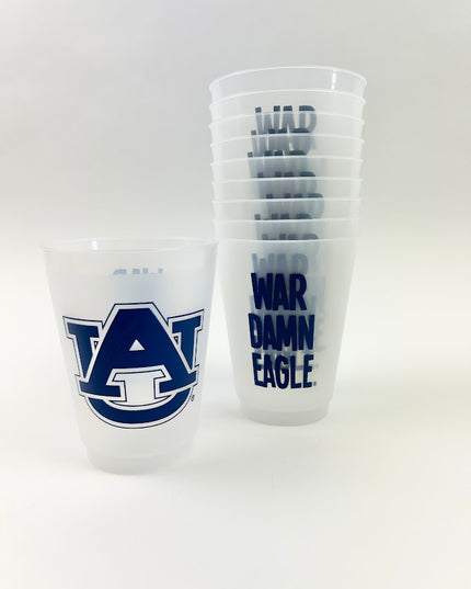 AU & WDE Clear Cups - Set of 10 Drinkware in  at Wrapsody