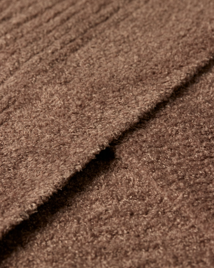 Barefoot Dreams CozyChic Lite Ribbed Chestnut Throw Blankets & Throws in at Wrapsody