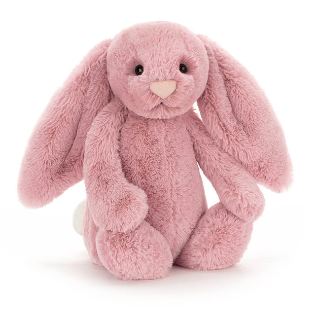 Jellycat Bashful Bunny Tulip Pink Medium Soft Toys in at Wrapsody