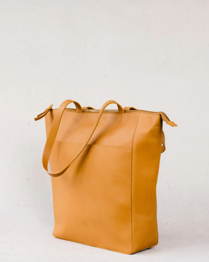 Able Lari Tote - Cognac Totes in  at Wrapsody