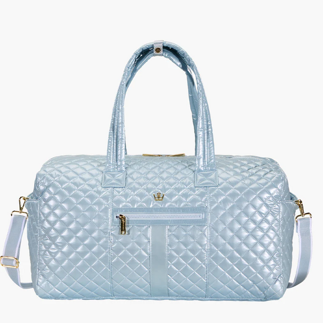 Oliver Thomas 24/7 Weekender Duffle Sky Blue Metallic Luggage in at Wrapsody