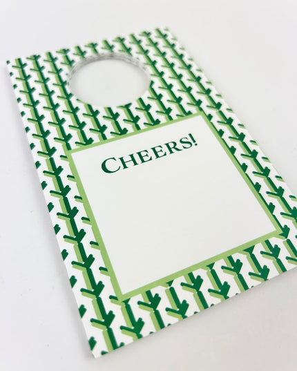 Goyard Green Wine Tag Set Paper in  at Wrapsody