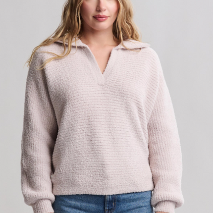 Barefoot Deams Dolman Sleeves Pullover - Stone Sweaters in S at Wrapsody