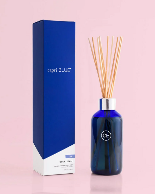 Capri Blue Reed Diffuser in Blue Jean Scents in  at Wrapsody