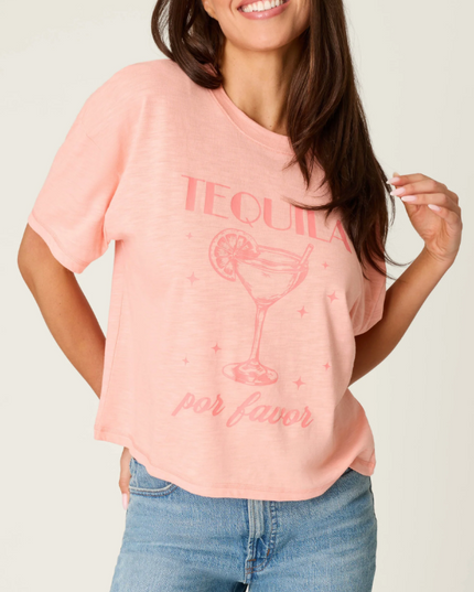 PJ Salvage Paloma Mama Tequila Tee Loungewear in S at Wrapsody