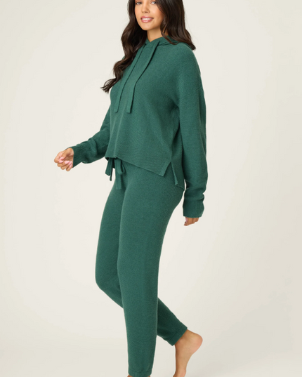 PJ Salvage Sweater Weather Dark Forest Hoodie Loungewear in at Wrapsody